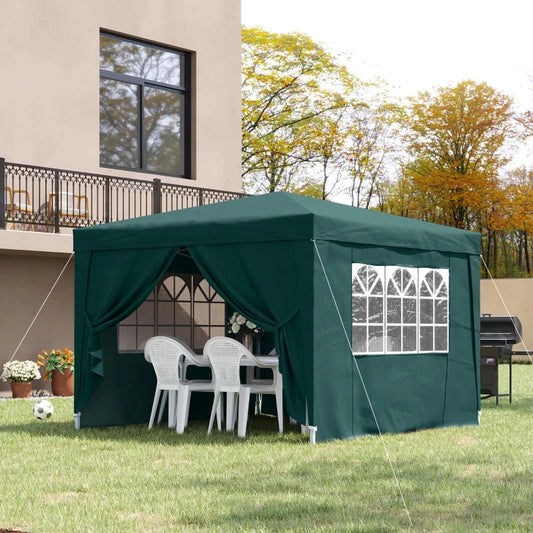 Tenda de Jardim Dobrável 3x3 - Verde