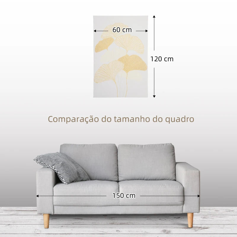 Quadro Ginkgo Biloba - Design Minimalista