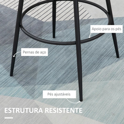 Conjunto de 2 Bancos Hage - Design Minimalista