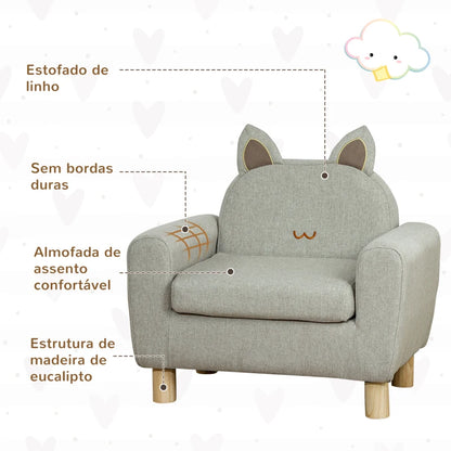 Poltrona Infantil Rabbit - Design Moderno