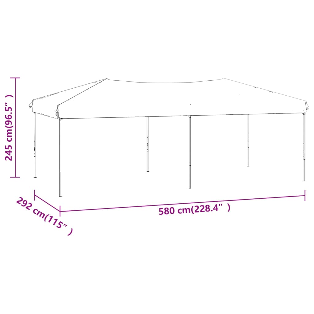 Tenda para Festas com Janelas - 3x6m - Branco