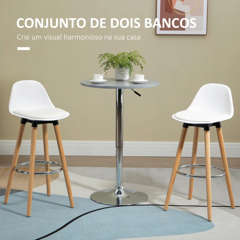 Conjunto de 2 Bancos Frodite - Design Nórdico