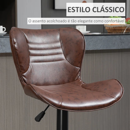 Conjunto de 2 Bancos de Bar Ness - Design Moderno - Leva-Me Contigo - Móveis & Decoração