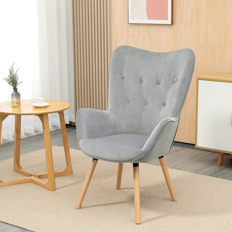 Poltrona Wingback Taumy - Design Nórdico