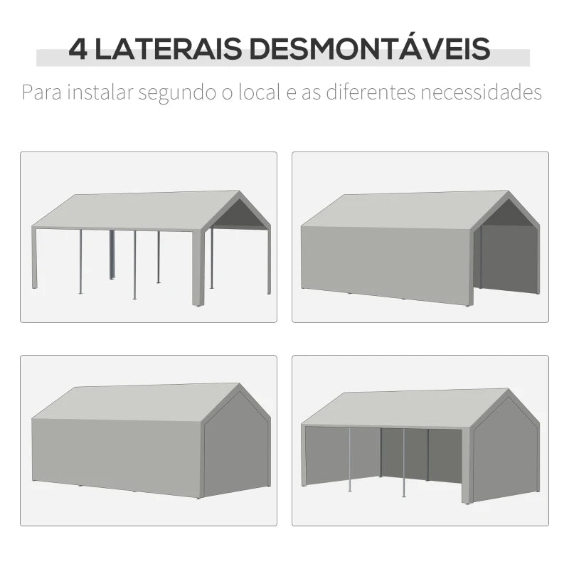 Tenda para Festas com Paredes Removíveis e Janelas - 3x6m