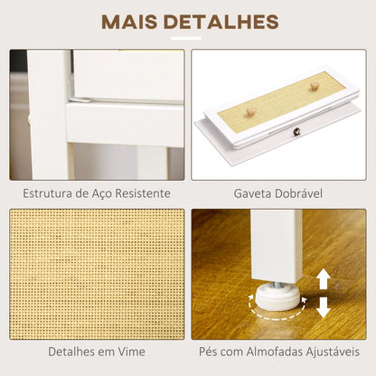 Cómoda Lemore com Gavetas Dobráveis - Design Cannage