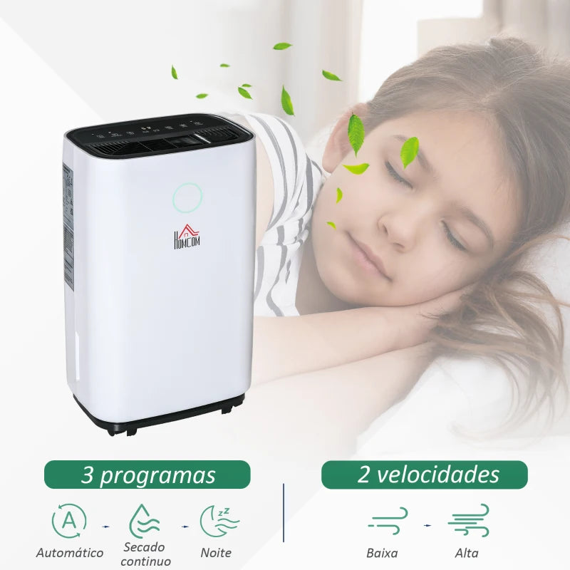 Desumidificador Elétrico Silencioso - 4000ml - 16L/Dia