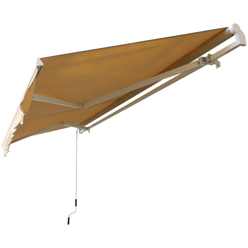 Toldo de Parede com Manivela - 395x245cm - Creme