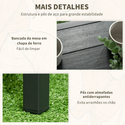 Conjunto Maximi de 2 Poltronas e 1 Mesa - Design Natura