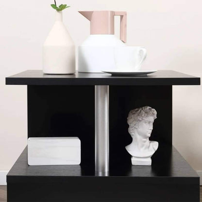 Mesa de Apoio Pietro - Preto - Design Moderno - Leva-Me Contigo - Móveis & Decoração