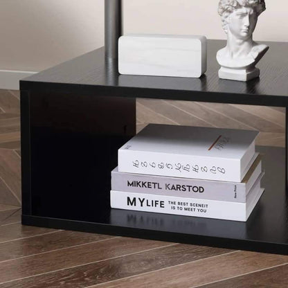 Mesa de Apoio Pietro - Preto - Design Moderno - Leva-Me Contigo - Móveis & Decoração