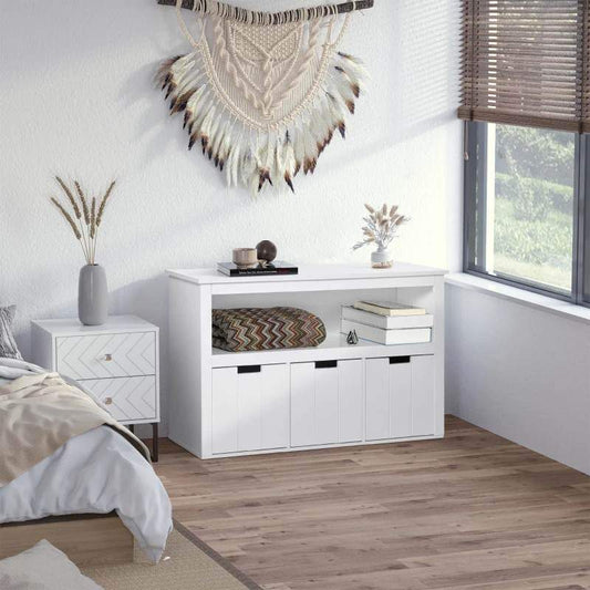 Aparador Kiut de 100cm - Branco - Design Moderno - Leva-Me Contigo - Móveis & Decoração