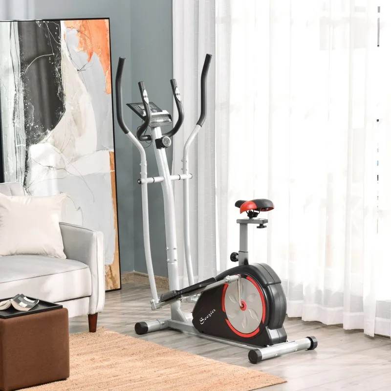 Bicicleta Elíptica com Inércia de 6kg e Resistência Magnética Regulável - HomeGym - Leva-Me Contigo - Móveis & Decoração