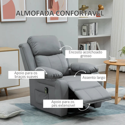 Poltrona Relax Rest Elevatória e Reclinável - Design Moderno