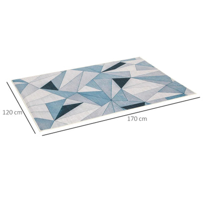 Tapete Geo Azul - 170x120cm - Design Moderno