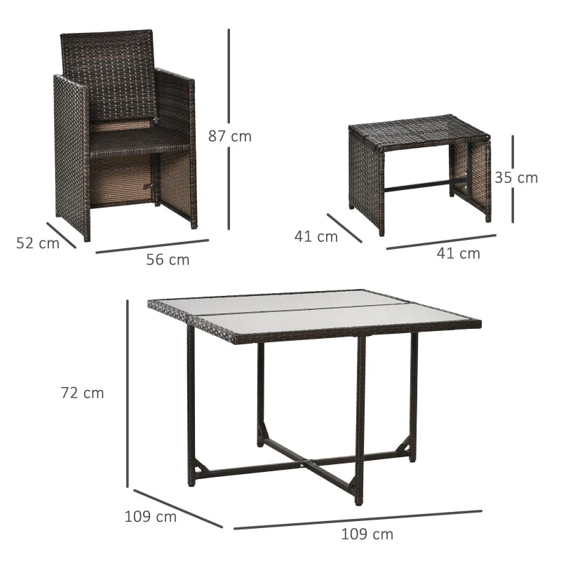 Conjunto de Refeição Albufeira em Vime - Design Natura