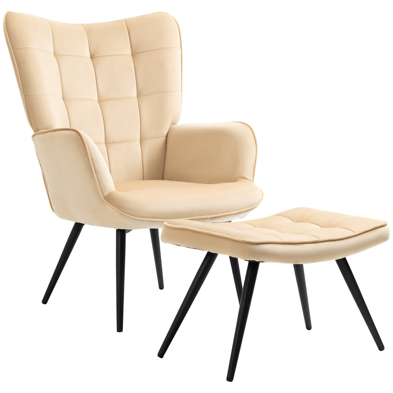 Poltrona Wingback Tufu - Design Moderno