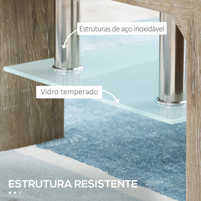 Mesa de Centro Glass - Design Moderno