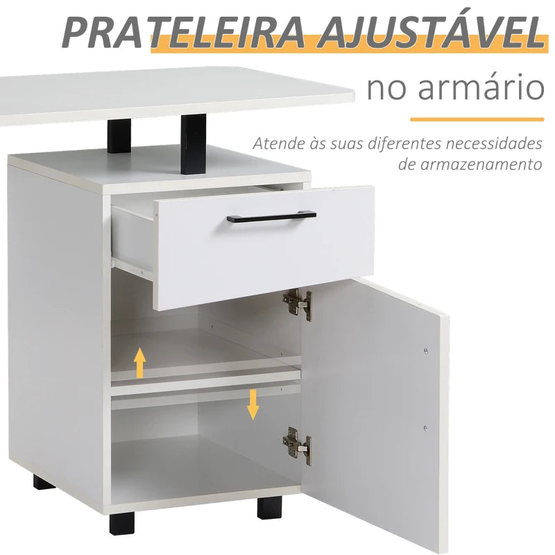 Secretária Koala - Branco - Design Minimalista