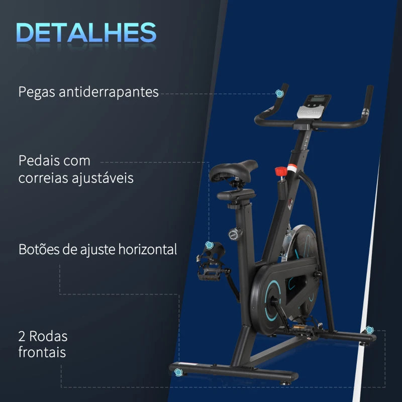 Bicicleta Estática com Volante de 6,5kg